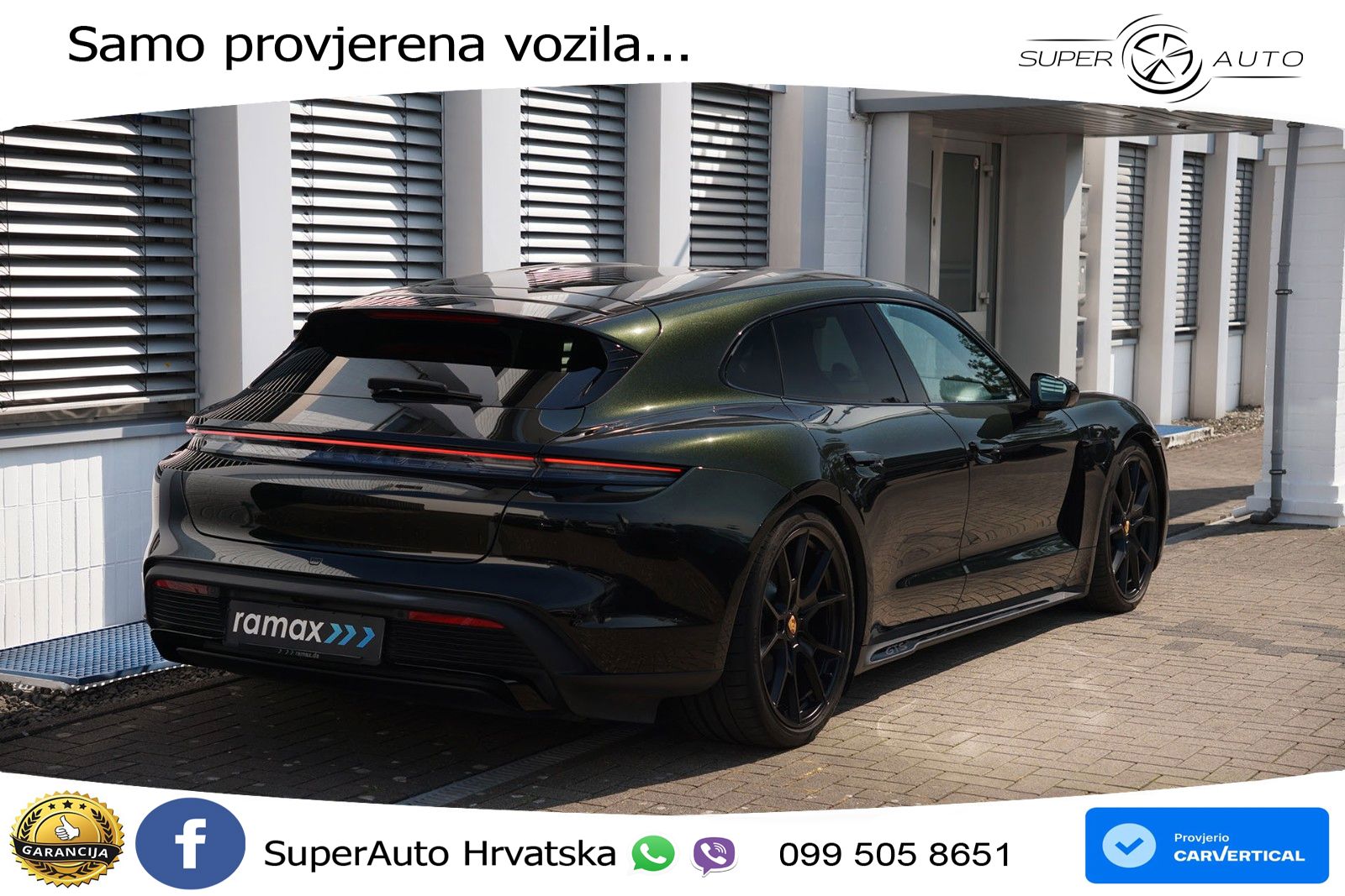 Porsche Taycan Sport Turismo GTS Performance Plus 93.4 kWh (598 KS)