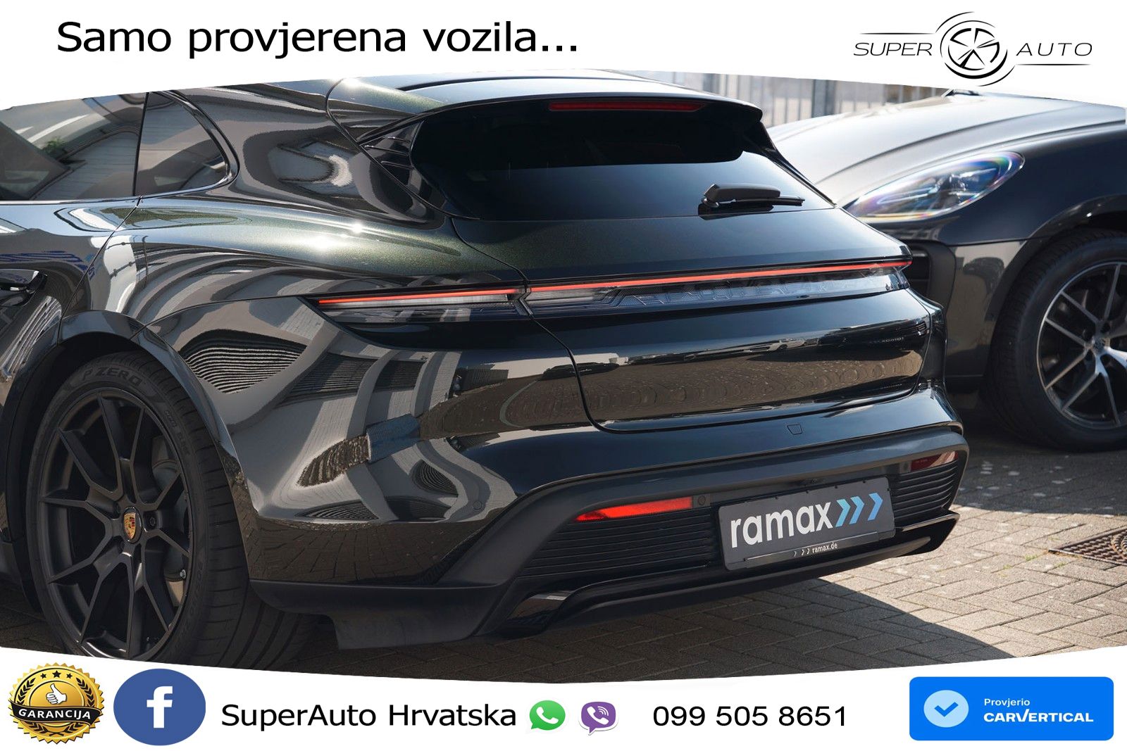 Porsche Taycan Sport Turismo GTS Performance Plus 93.4 kWh (598 KS)