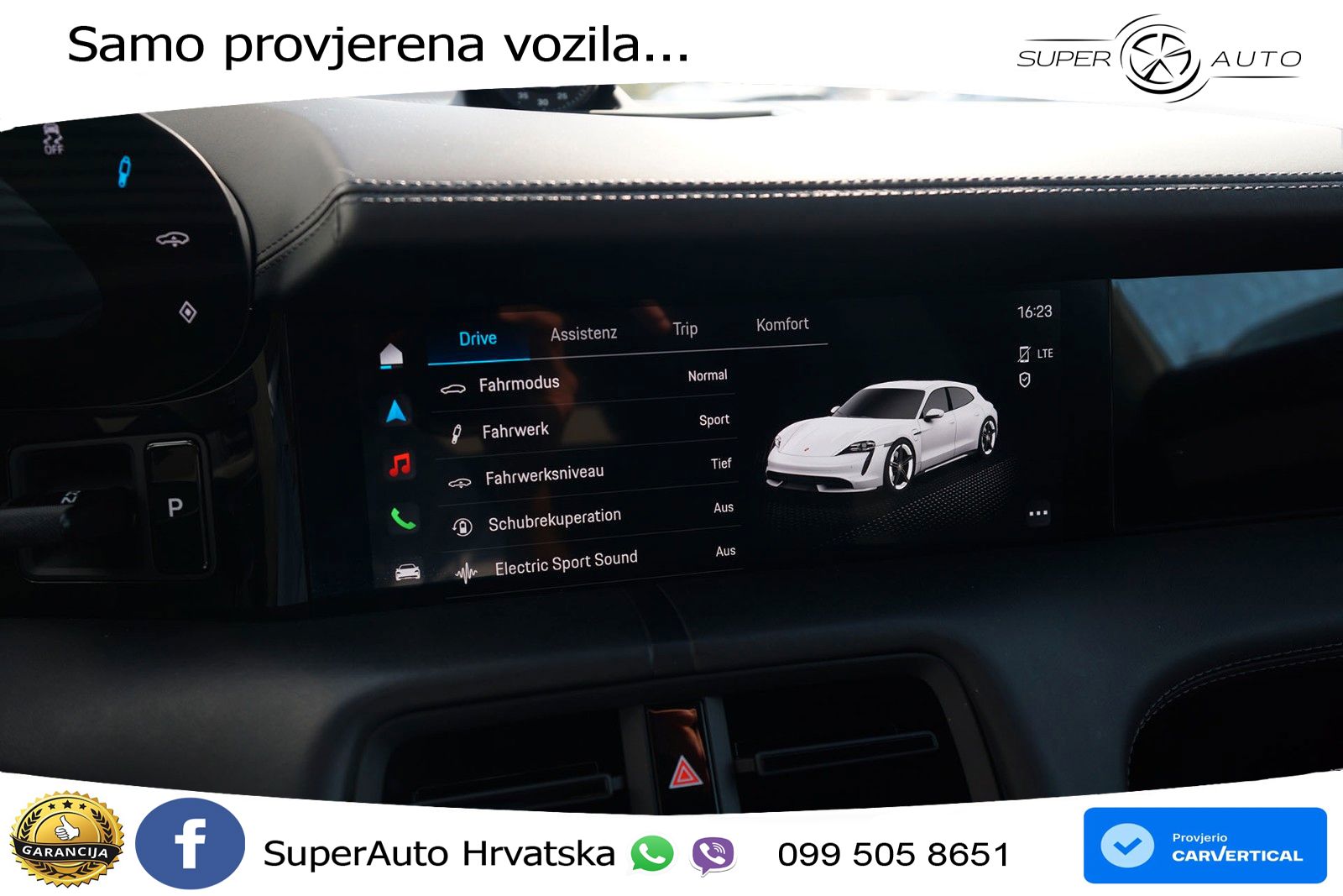 Porsche Taycan Sport Turismo GTS Performance Plus 93.4 kWh (598 KS)