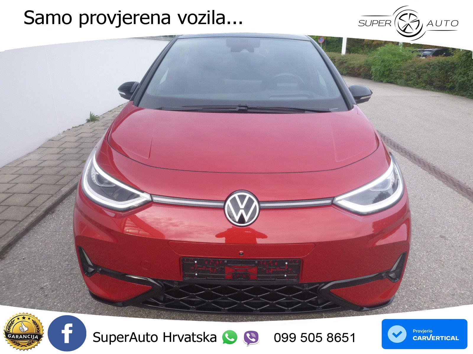Volkswagen ID.3 GTX Performance 84 kWh (326 KS) LED+GR SJED+ACC