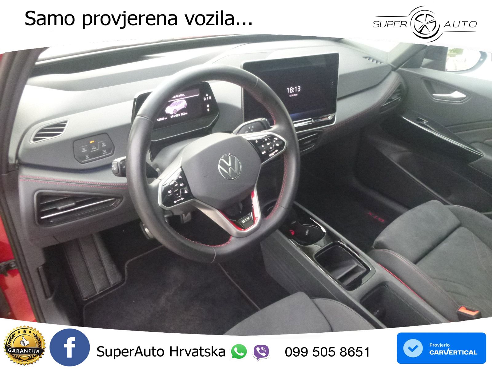 Volkswagen ID.3 GTX Performance 84 kWh (326 KS) LED+GR SJED+ACC