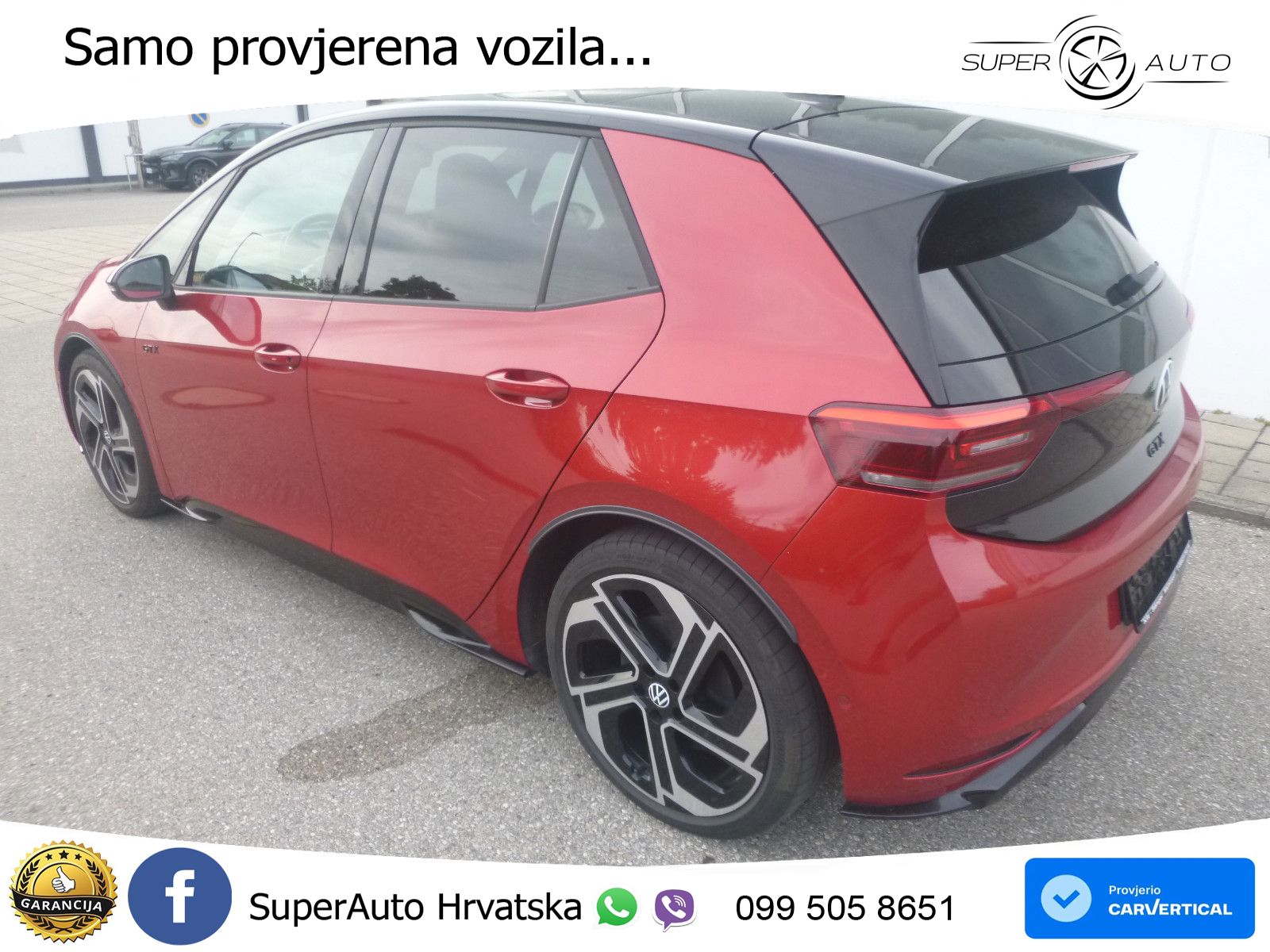 Volkswagen ID.3 GTX Performance 84 kWh (326 KS) LED+GR SJED+ACC