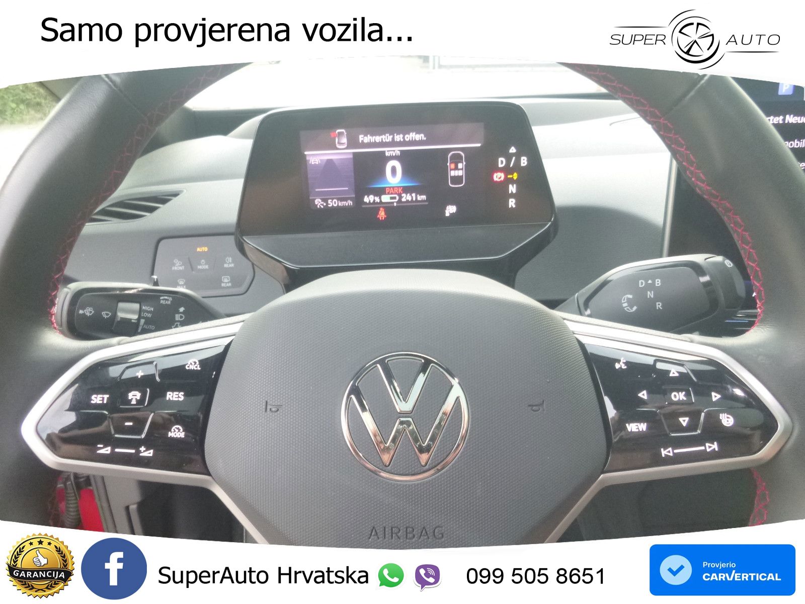 Volkswagen ID.3 GTX Performance 84 kWh (326 KS) LED+GR SJED+ACC