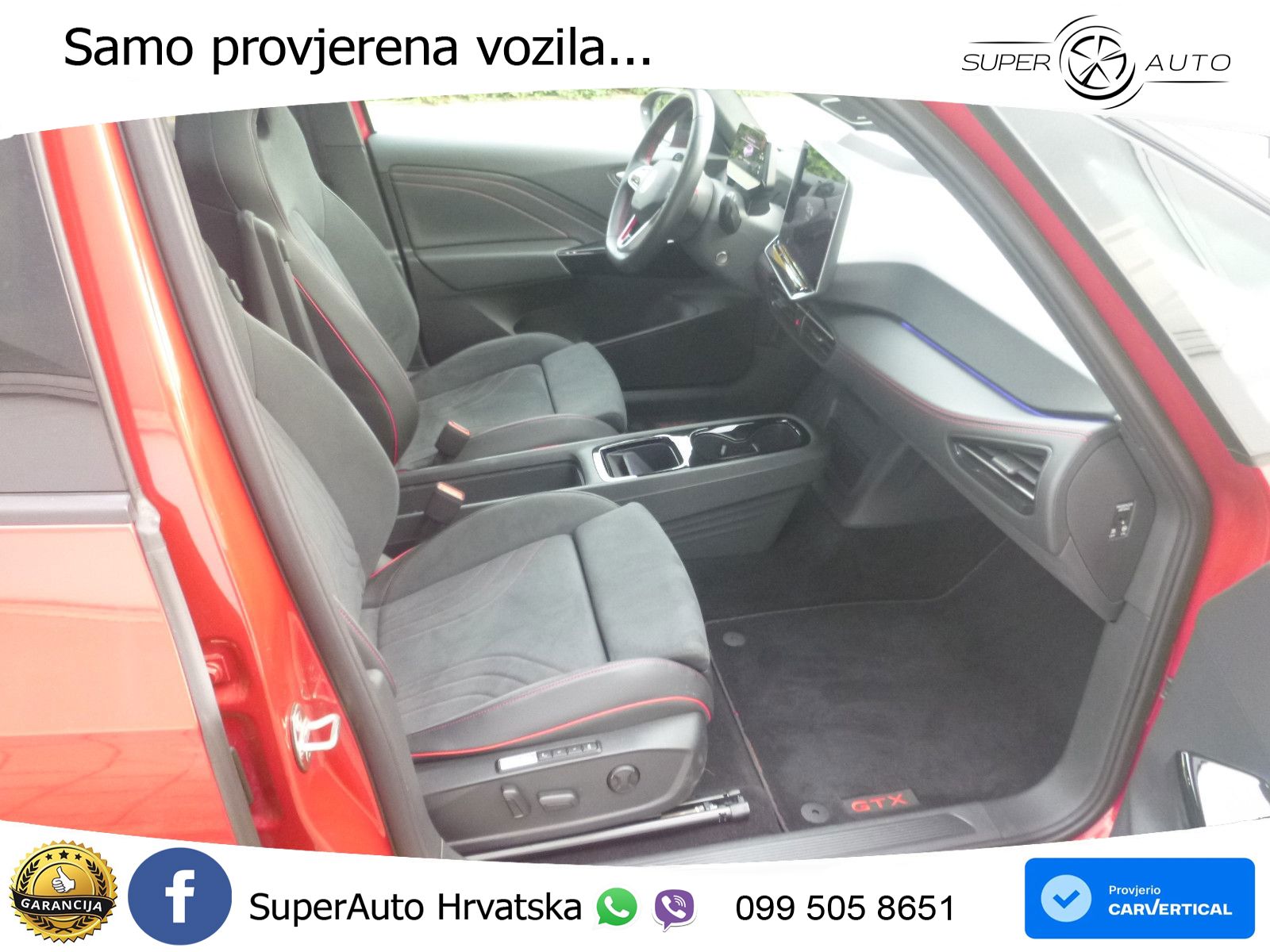 Volkswagen ID.3 GTX Performance 84 kWh (326 KS) LED+GR SJED+ACC