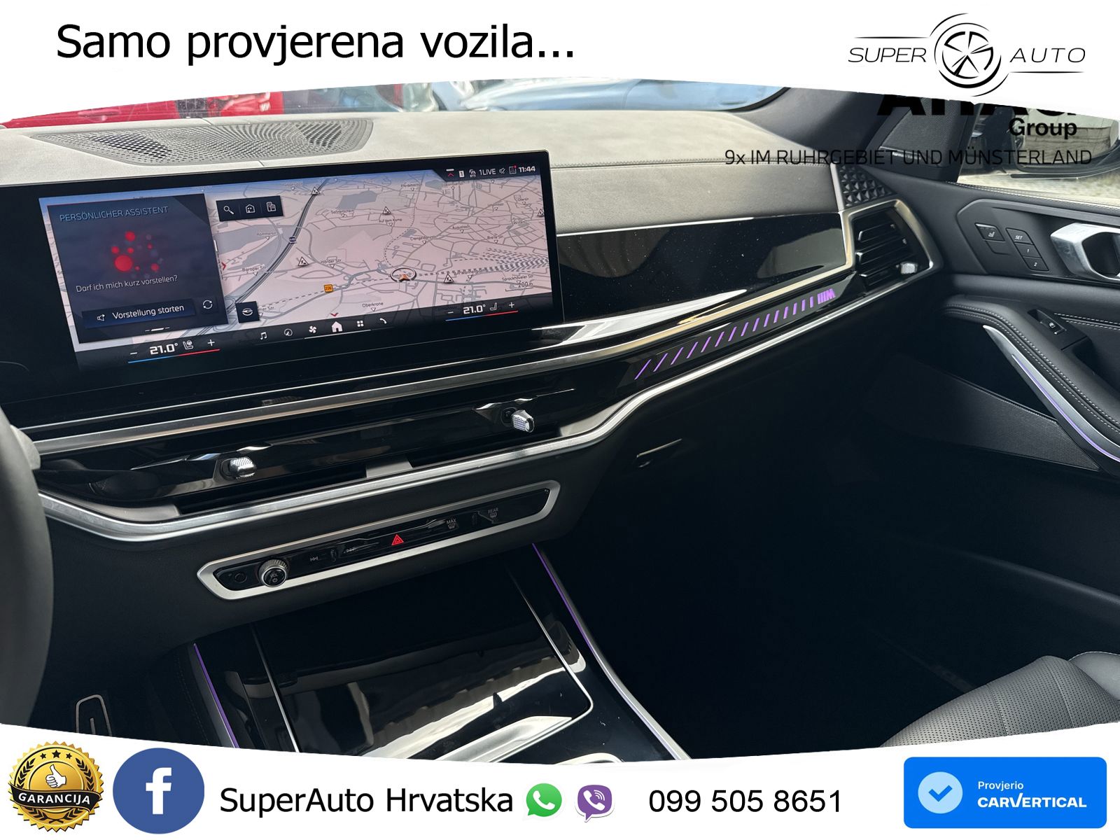 BMW X5 M60i V8 (530 KS) xDrive Steptronic ZRAČNI+ACC+GR SJED+KAM+PANO