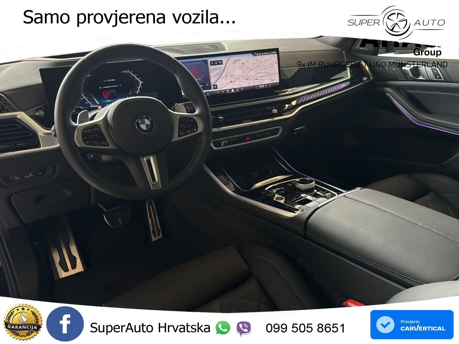BMW X5 M60i V8 (530 KS) xDrive Steptronic ZRAČNI+ACC+GR SJED+KAM+PANO