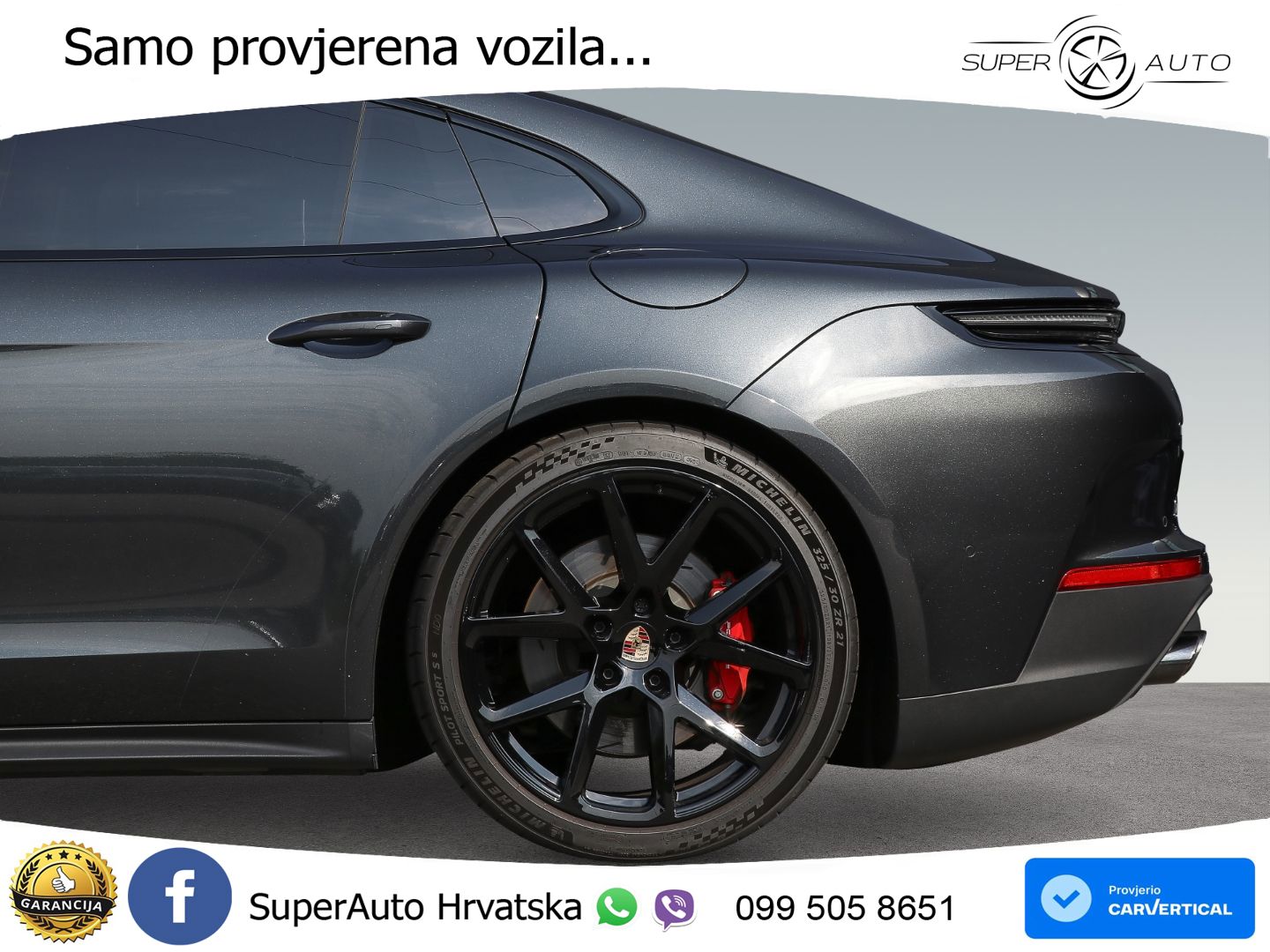 Porsche Panamera 4S 2.9 V6 (544 KS) E-Hybrid PDK ACC+HEAD+4xGR SJED+360+PANO