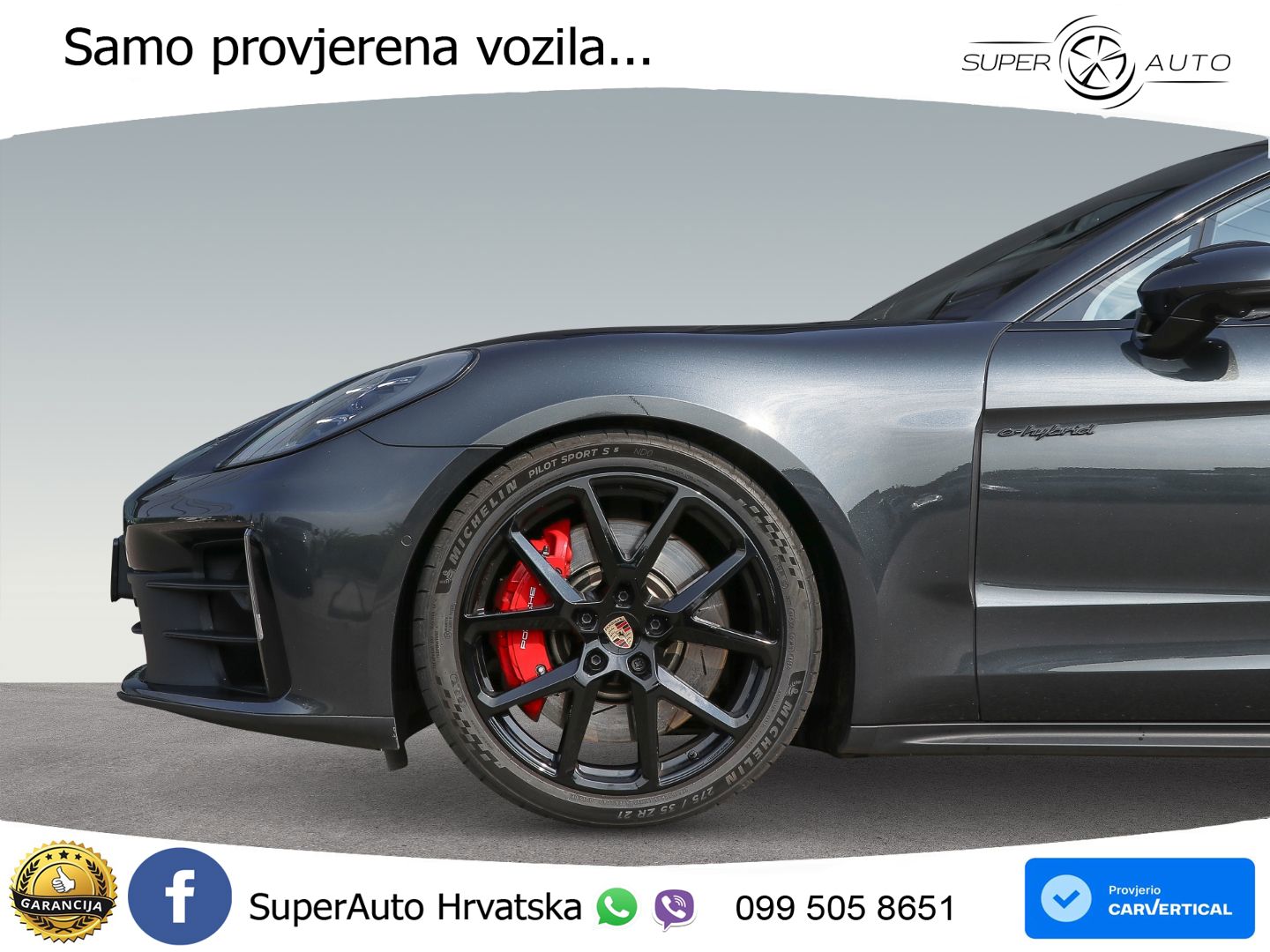 Porsche Panamera 4S 2.9 V6 (544 KS) E-Hybrid PDK ACC+HEAD+4xGR SJED+360+PANO