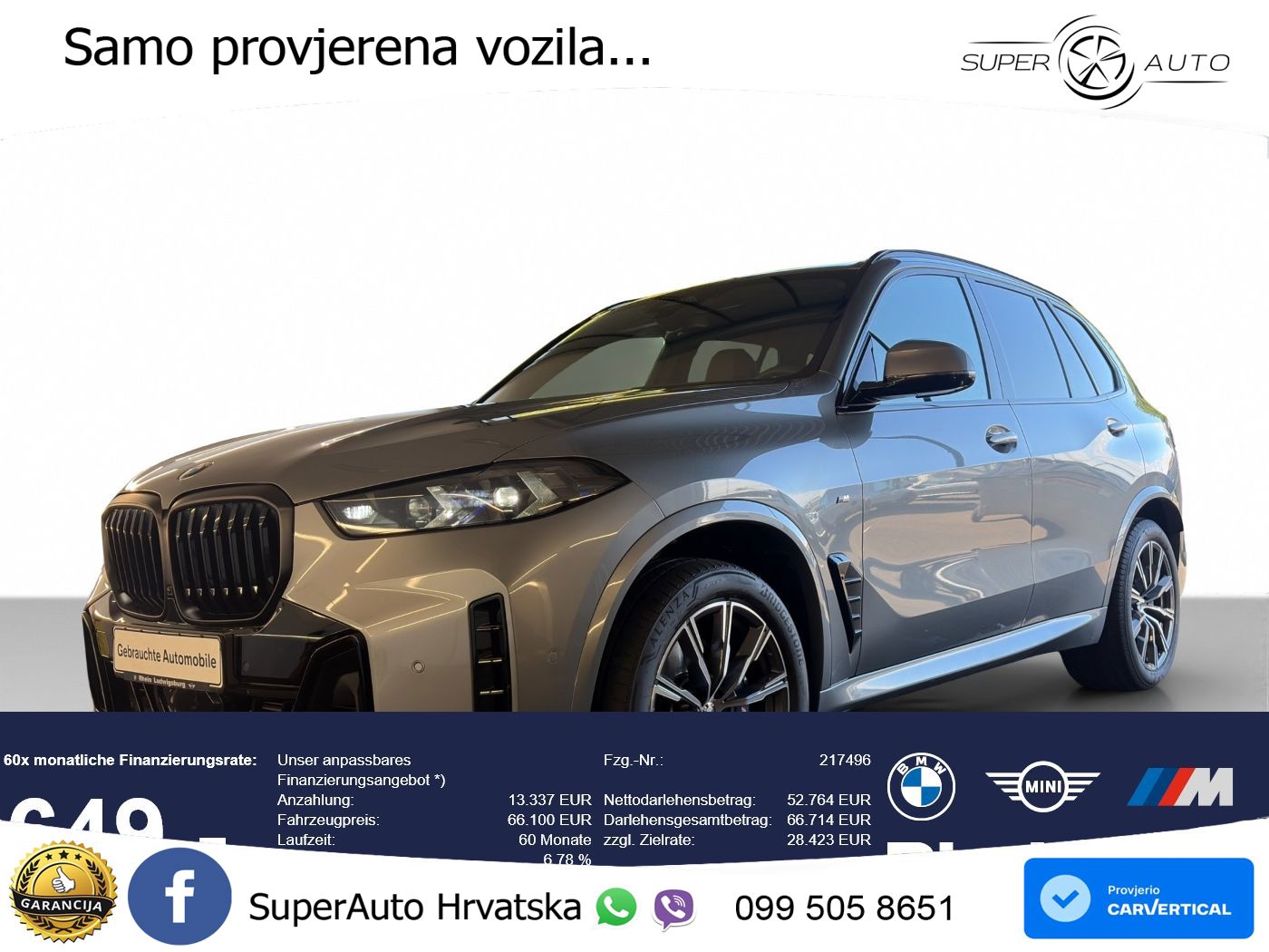 BMW X5 30d (286 KS) xDrive Steptronic LED+GR SJED+ACC