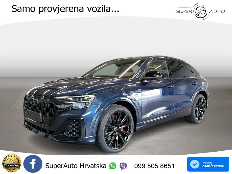 Audi Q8 55 TFSIe V6 (394 KS) quattro Tiptronic S line LED+GR SJED+ACC