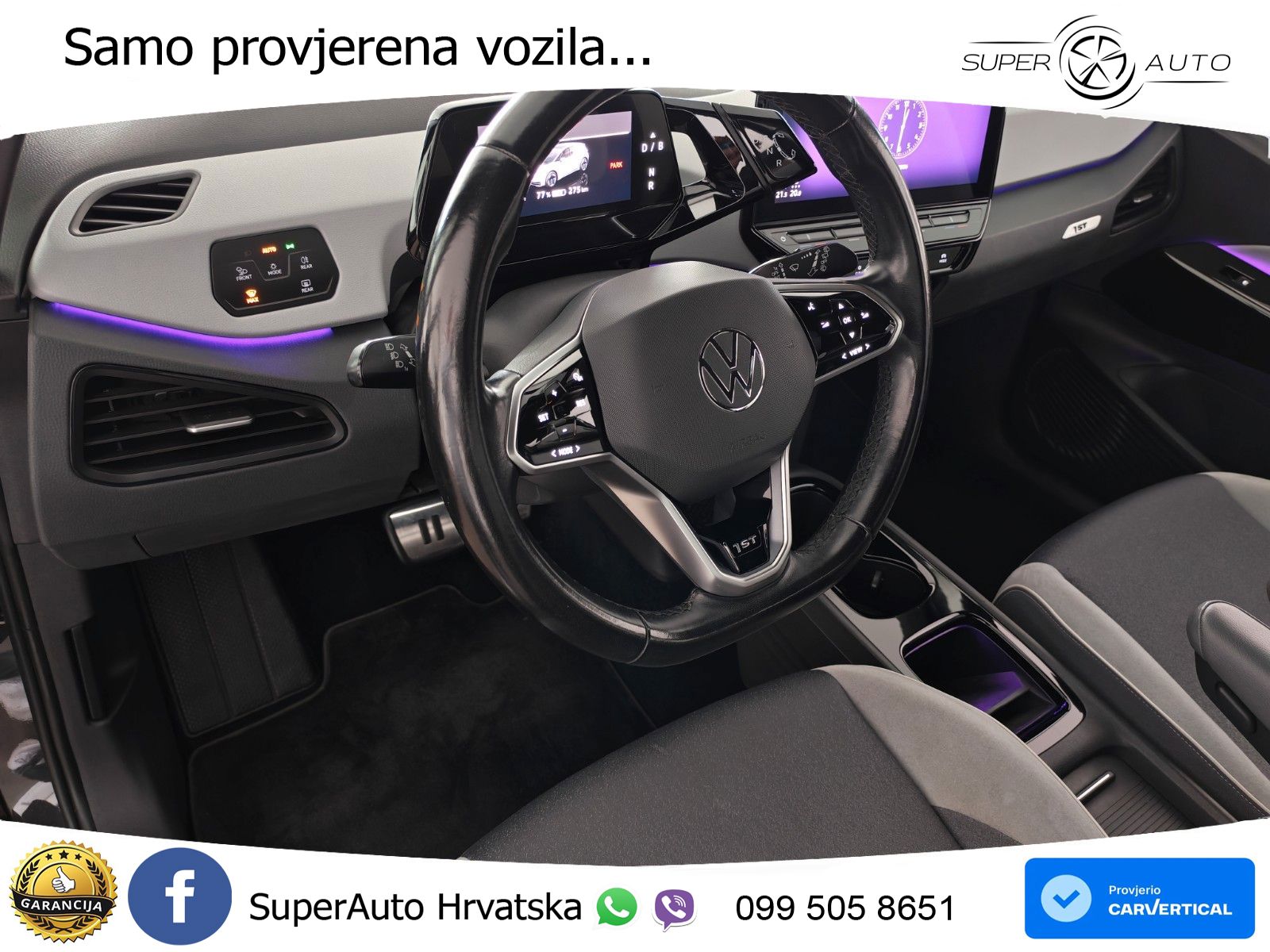Volkswagen ID.3 Pro Performance 62 kWh (204 KS) LED+GR SJED+ACC