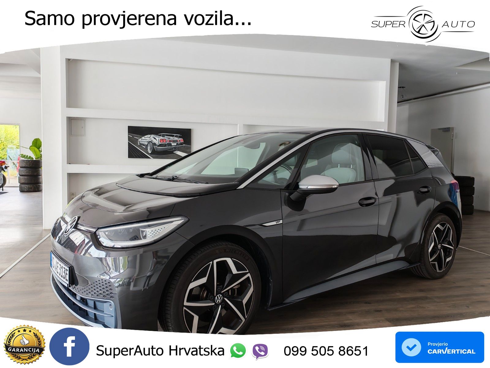 Volkswagen ID.3 Pro Performance 62 kWh (204 KS) LED+GR SJED+ACC