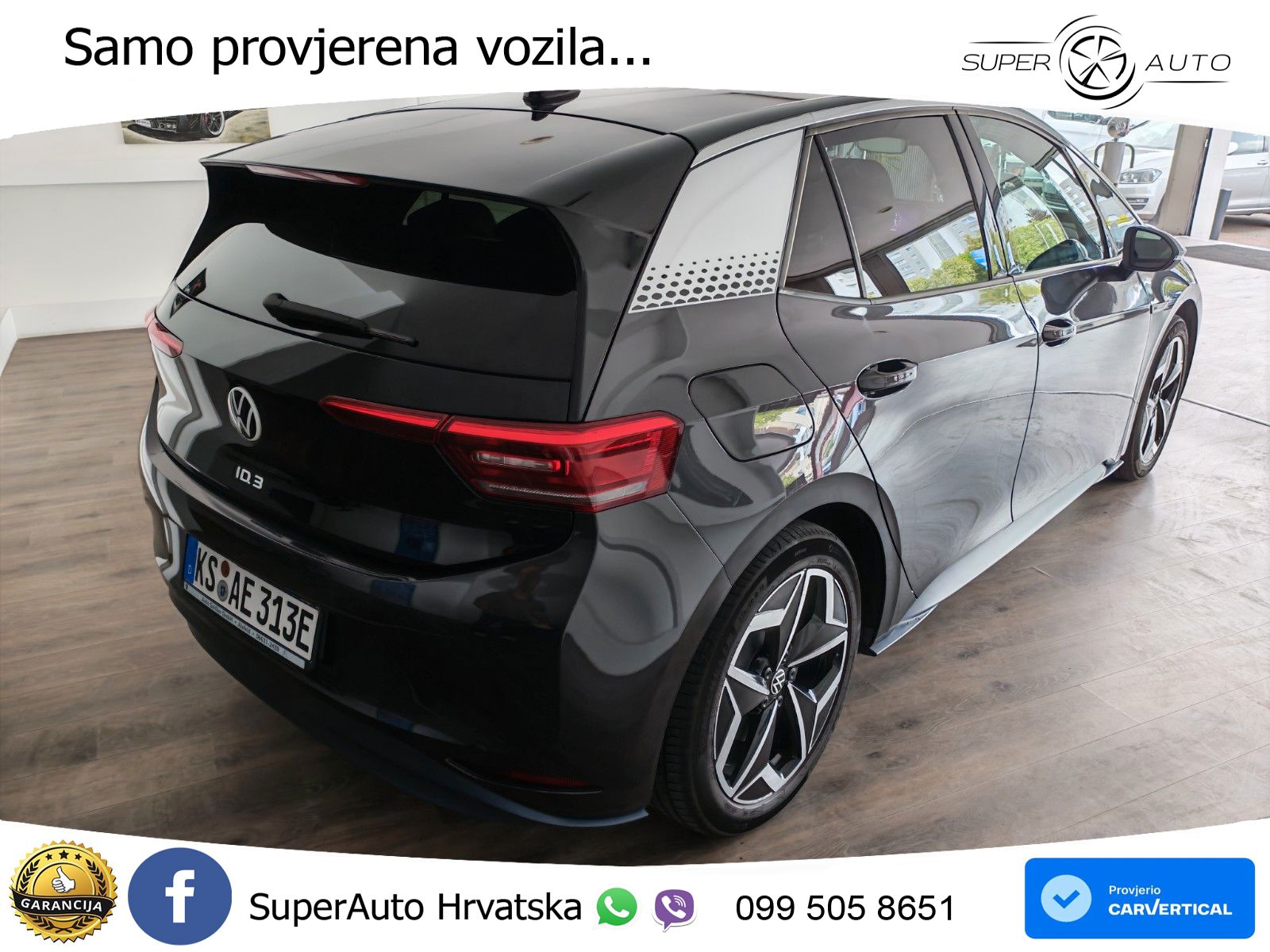 Volkswagen ID.3 Pro Performance 62 kWh (204 KS) LED+GR SJED+ACC