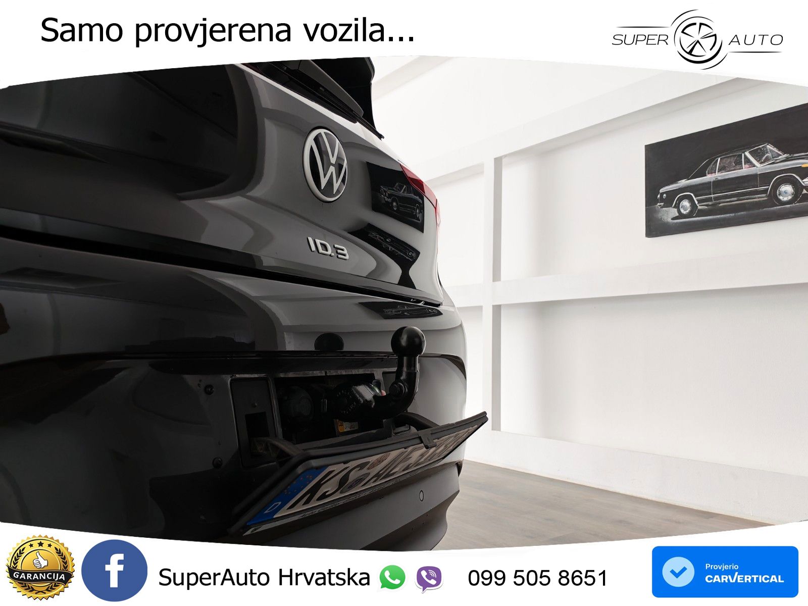 Volkswagen ID.3 Pro Performance 62 kWh (204 KS) LED+GR SJED+ACC