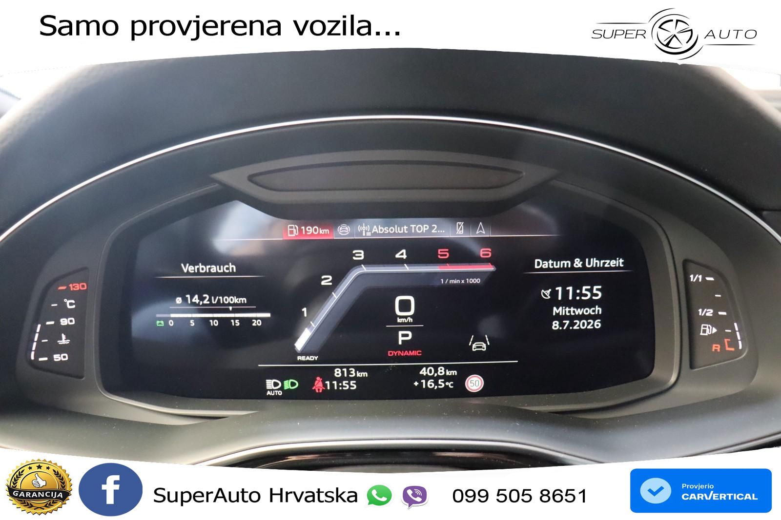 Audi Q8 50 TDI V6 (286 KS) quattro Tiptronic