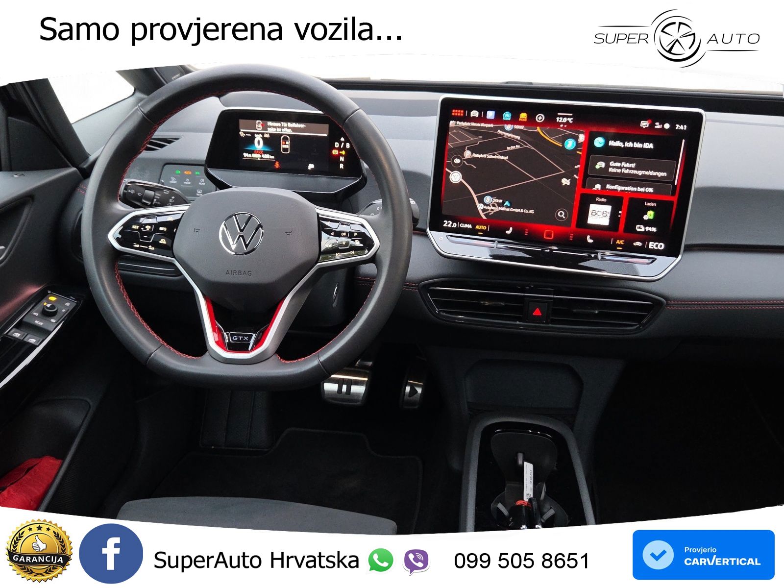 Volkswagen ID.3 GTX Performance 84 kWh (326 KS) LED+GR SJED+ACC