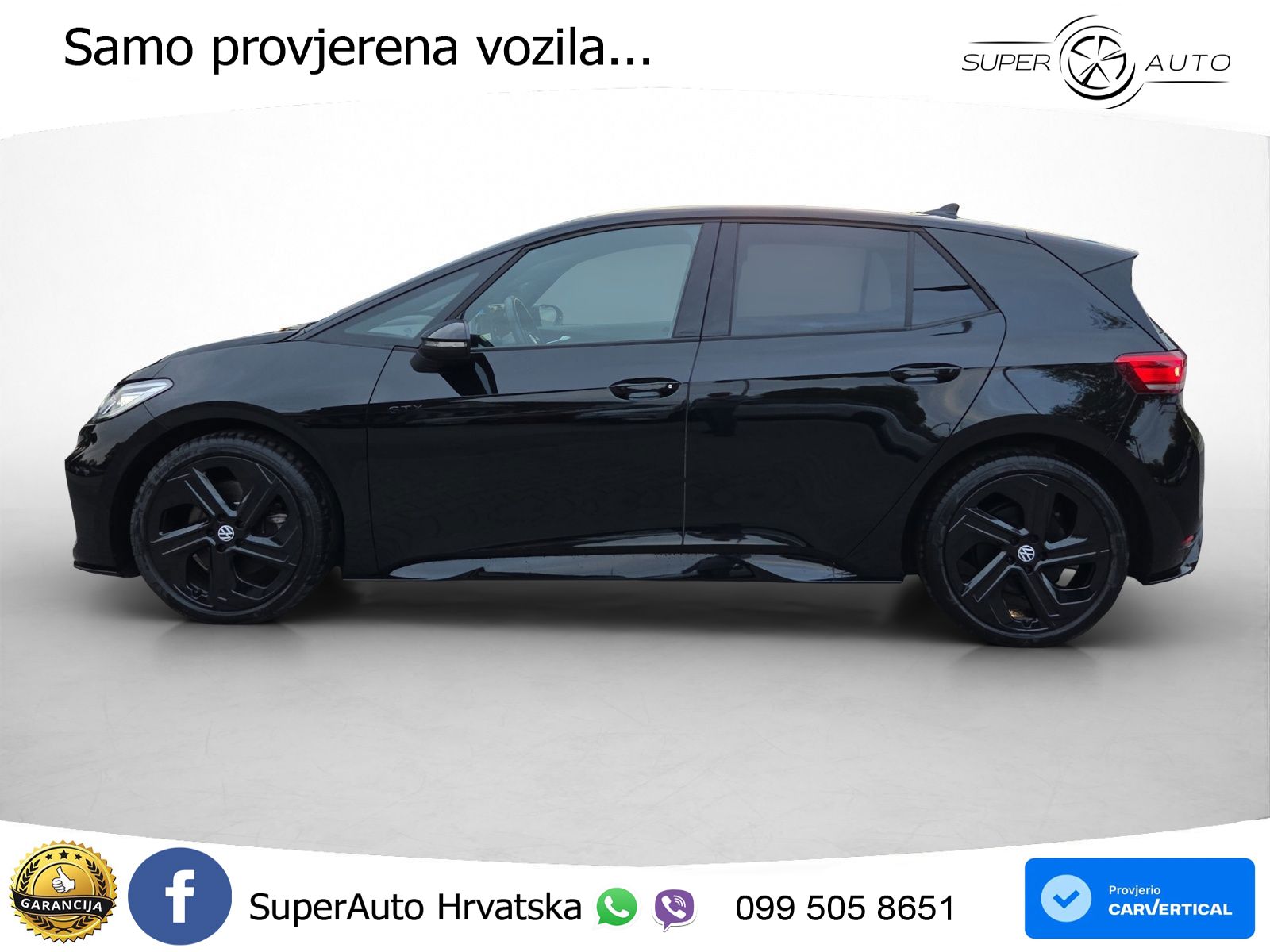 Volkswagen ID.3 GTX Performance 84 kWh (326 KS) LED+GR SJED+ACC