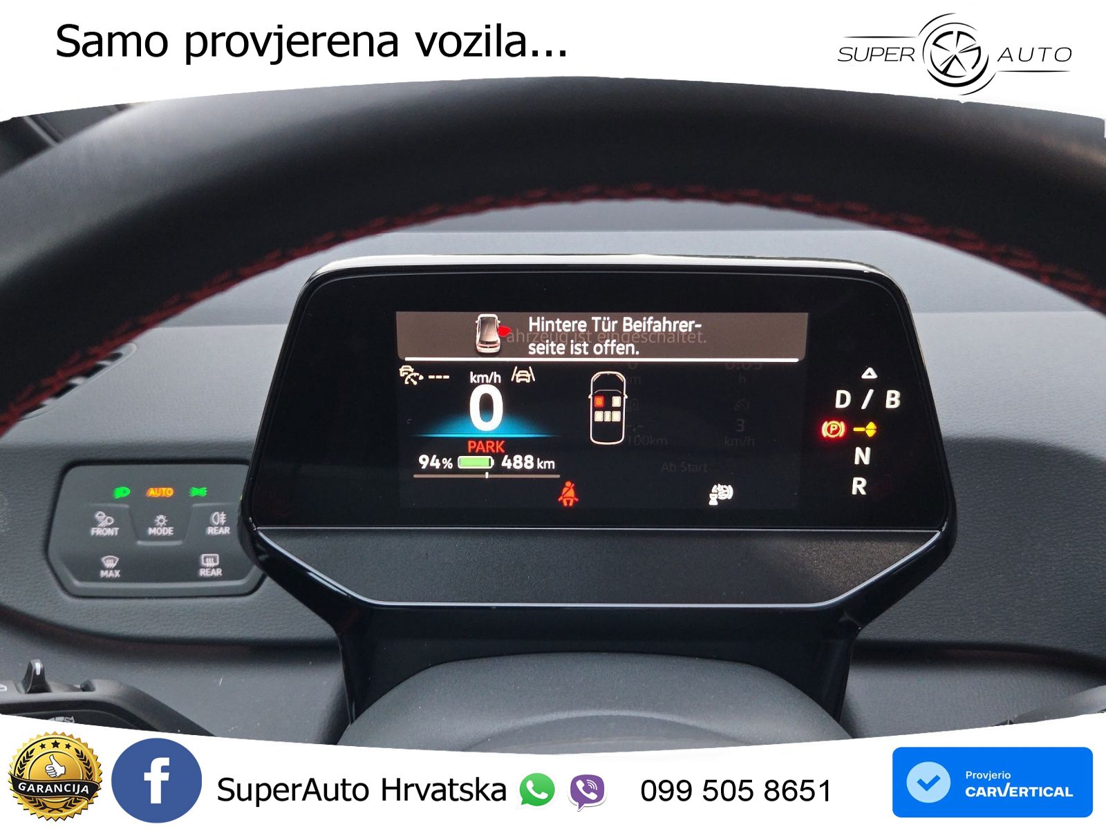 Volkswagen ID.3 GTX Performance 84 kWh (326 KS) LED+GR SJED+ACC
