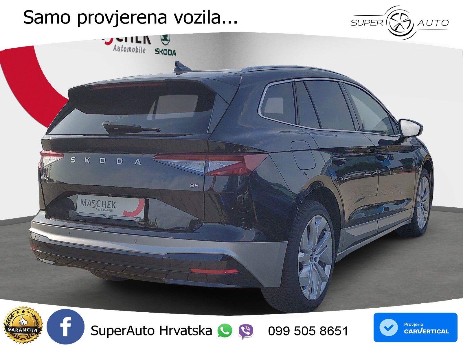 Škoda Enyaq 85 82 kWh (286 KS) LED+GR SJED+ACC