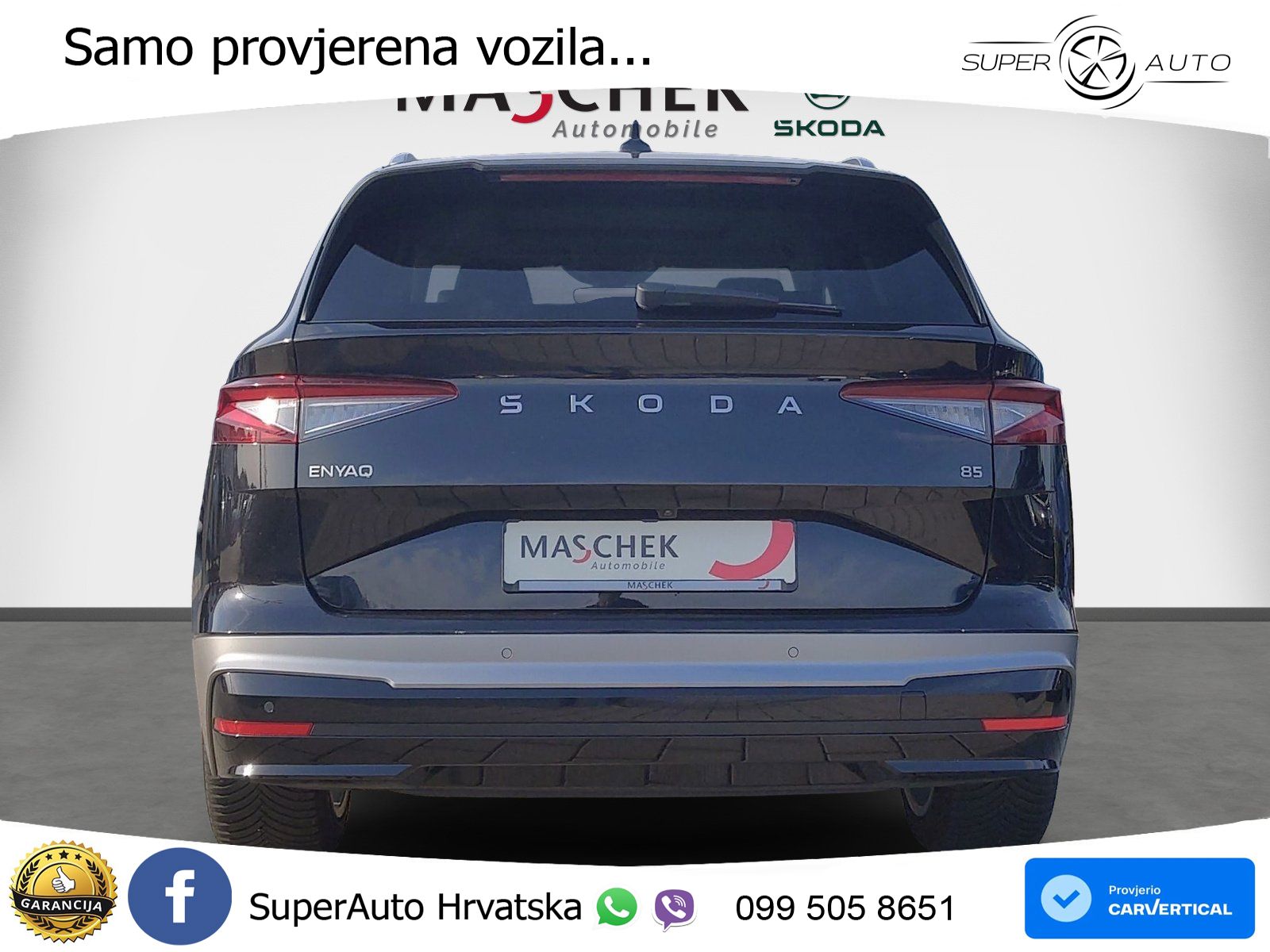 Škoda Enyaq 85 82 kWh (286 KS) LED+GR SJED+ACC