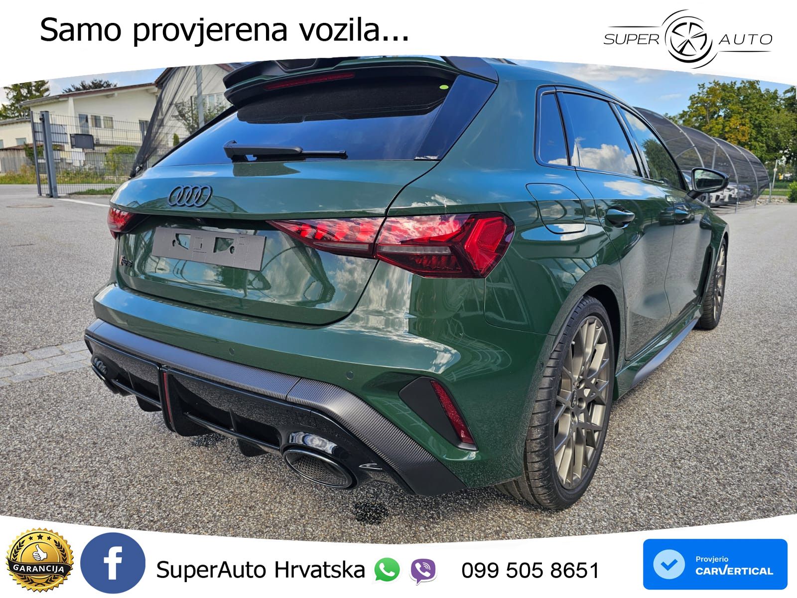 Audi RS3 Sedan 2.5 TFSI (400 KS) quattro S tronic LED+GR SJED+ACC