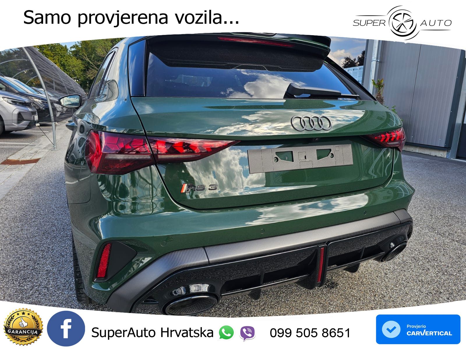 Audi RS3 Sedan 2.5 TFSI (400 KS) quattro S tronic LED+GR SJED+ACC