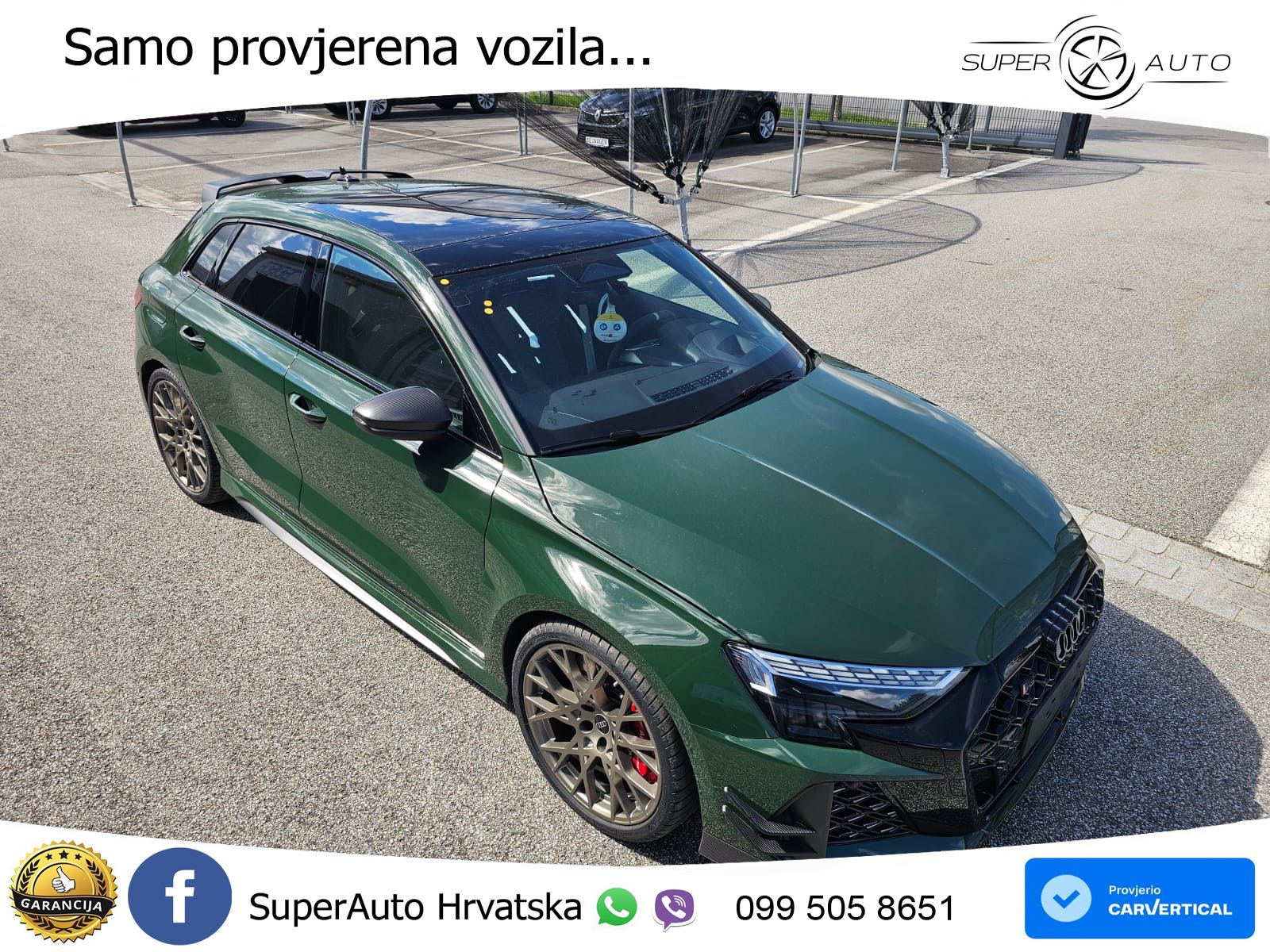 Audi RS3 Sedan 2.5 TFSI (400 KS) quattro S tronic LED+GR SJED+ACC