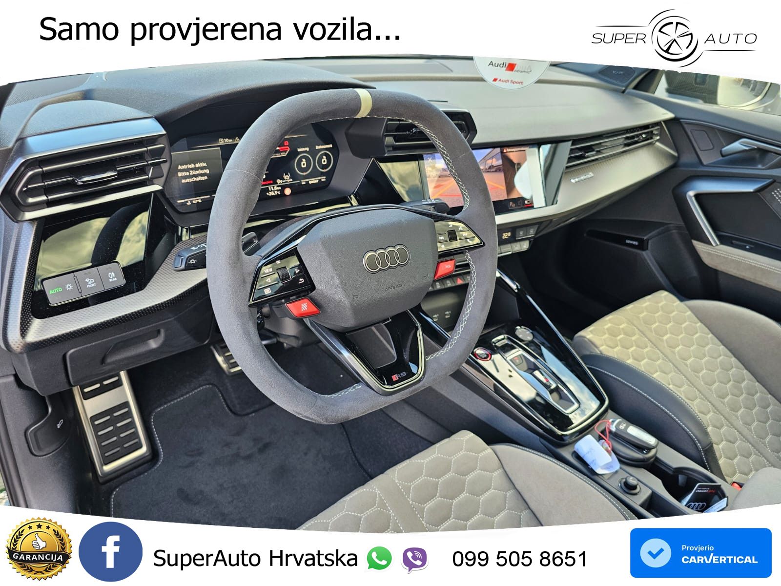 Audi RS3 Sedan 2.5 TFSI (400 KS) quattro S tronic LED+GR SJED+ACC
