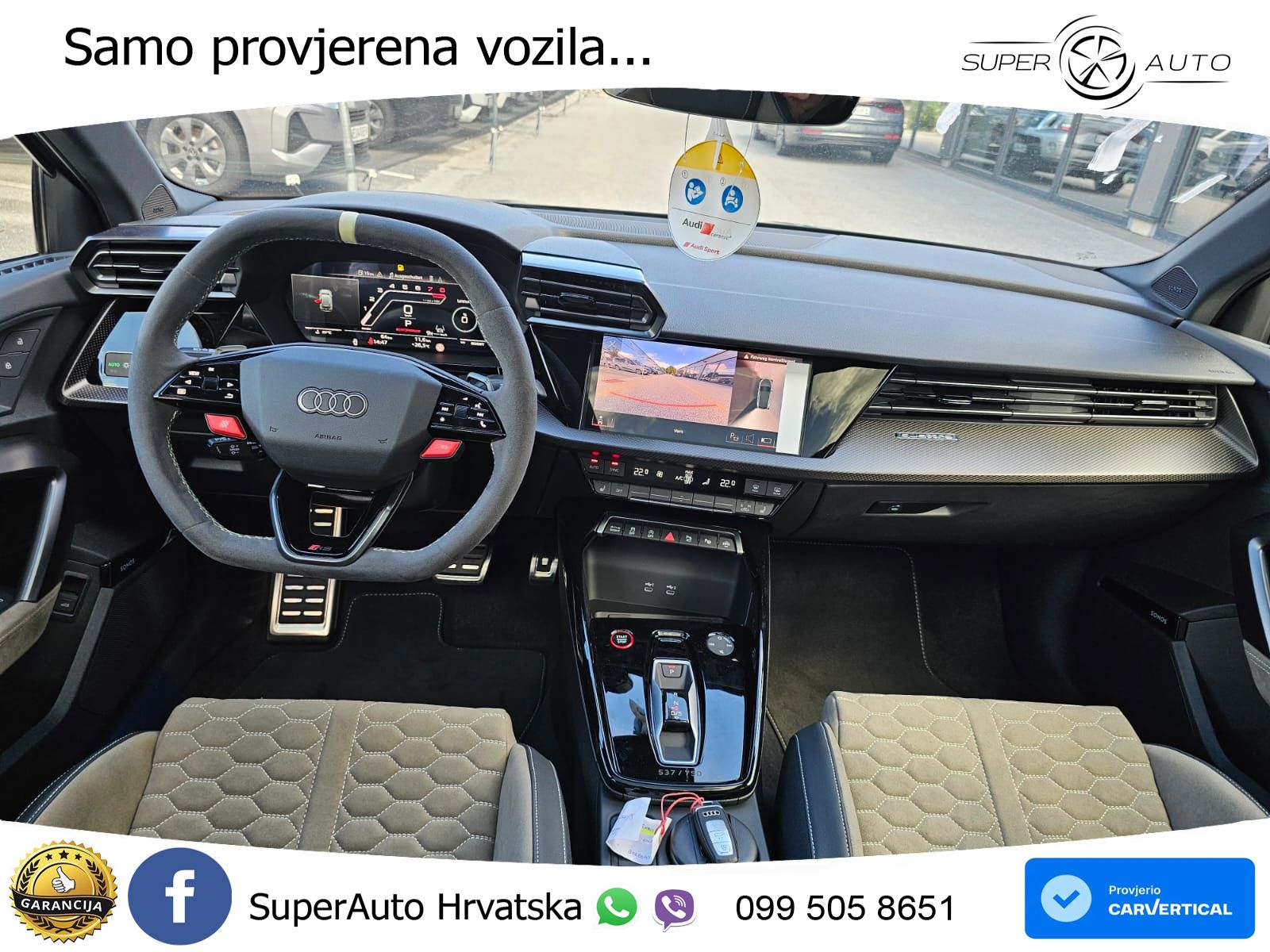 Audi RS3 Sedan 2.5 TFSI (400 KS) quattro S tronic LED+GR SJED+ACC