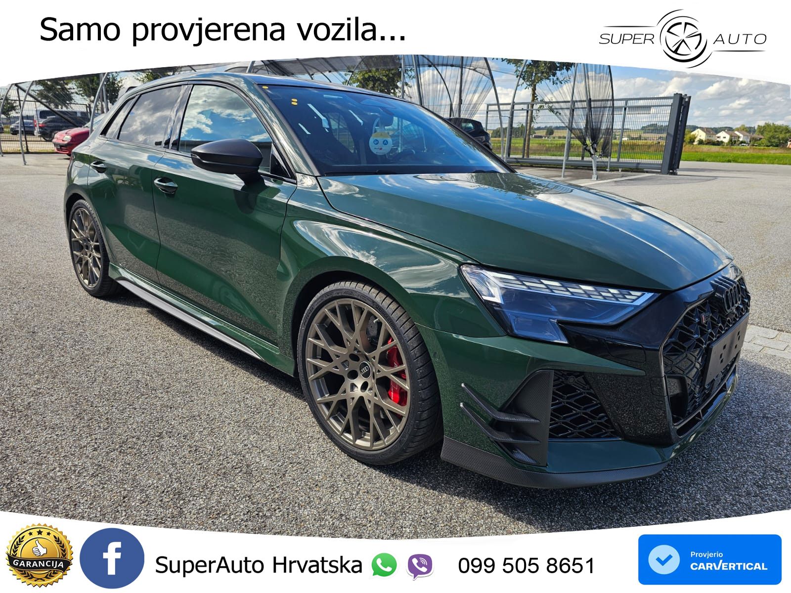 Audi RS3 Sedan 2.5 TFSI (400 KS) quattro S tronic LED+GR SJED+ACC