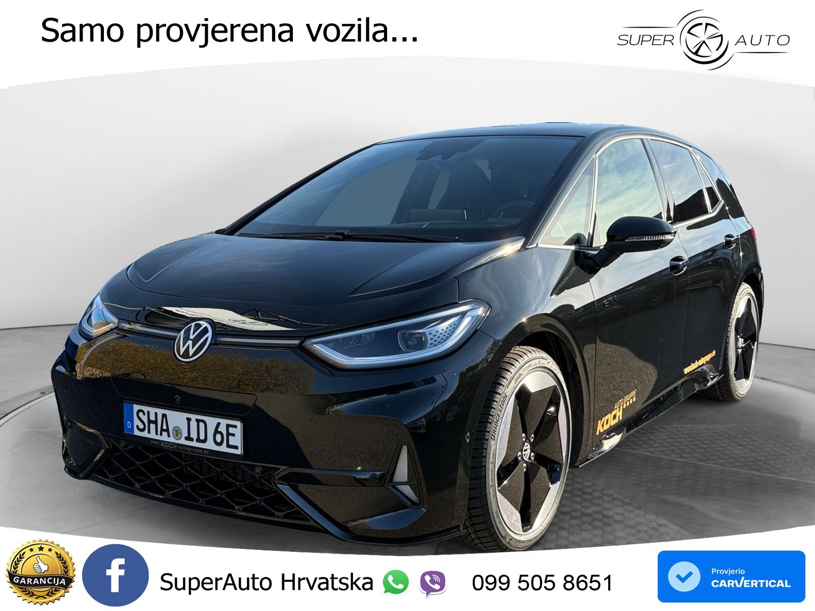 Volkswagen ID.3 GTX Performance 84 kWh (326 KS)