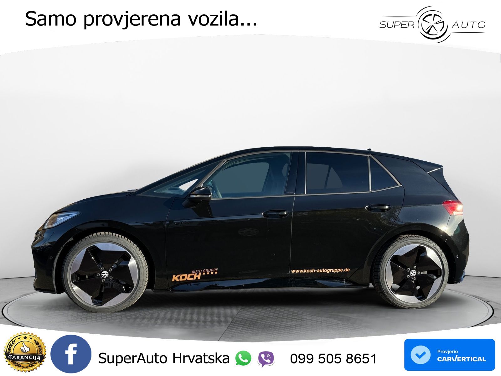 Volkswagen ID.3 GTX Performance 84 kWh (326 KS)