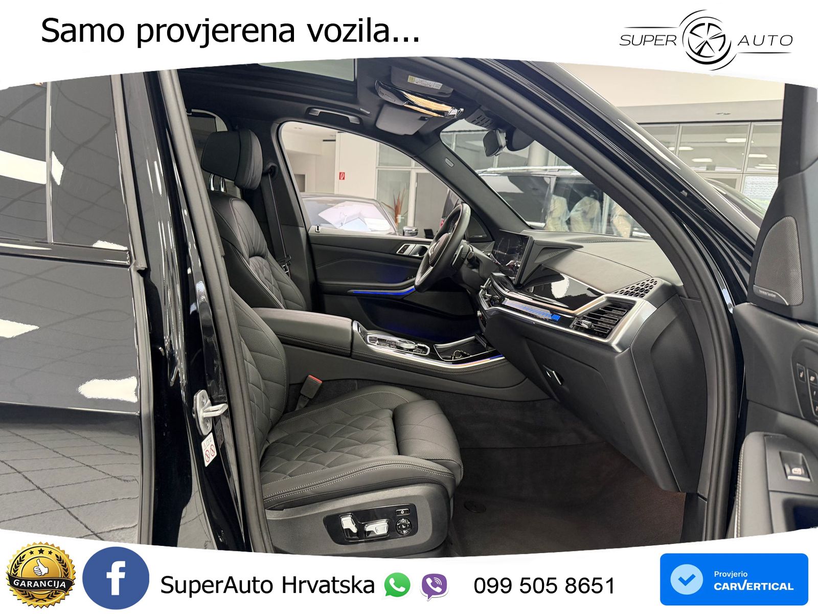 BMW X5 M60i V8 (530 KS) xDrive Steptronic ZRAČNI+ACC+GR SJED+KAM+PANO