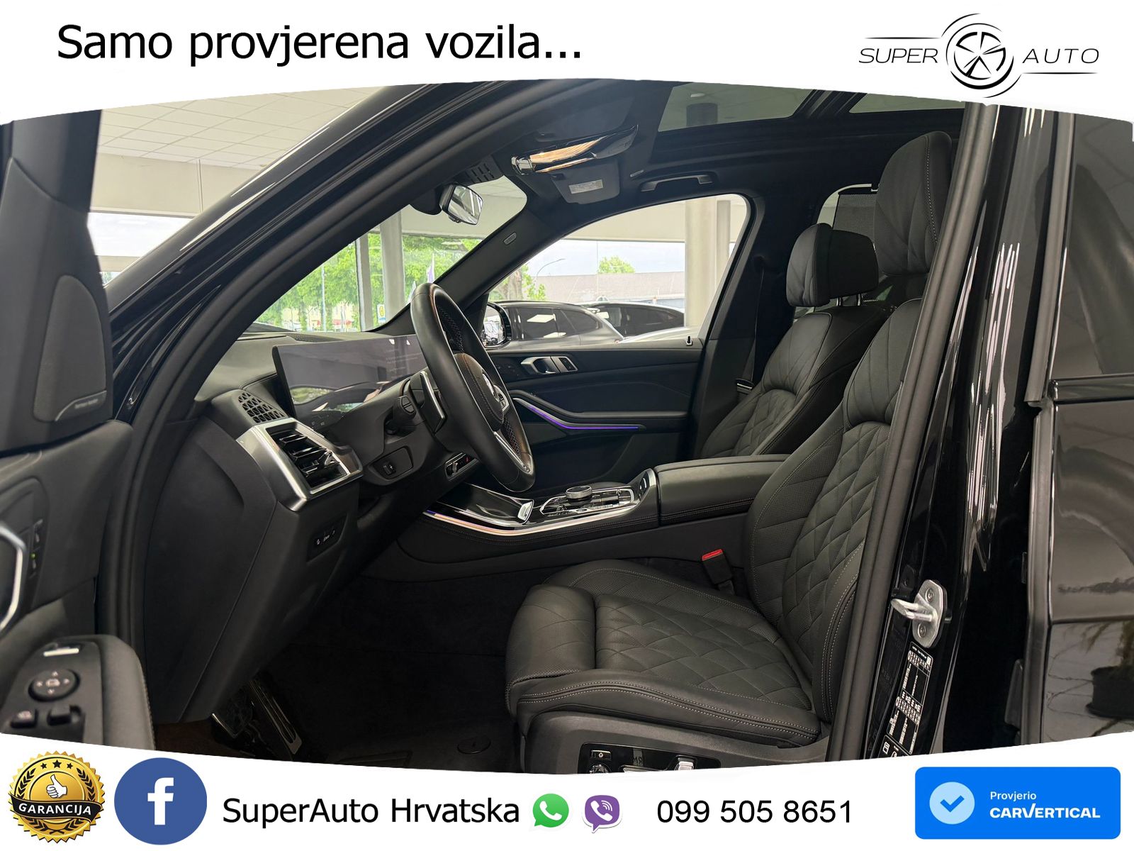 BMW X5 M60i V8 (530 KS) xDrive Steptronic ZRAČNI+ACC+GR SJED+KAM+PANO