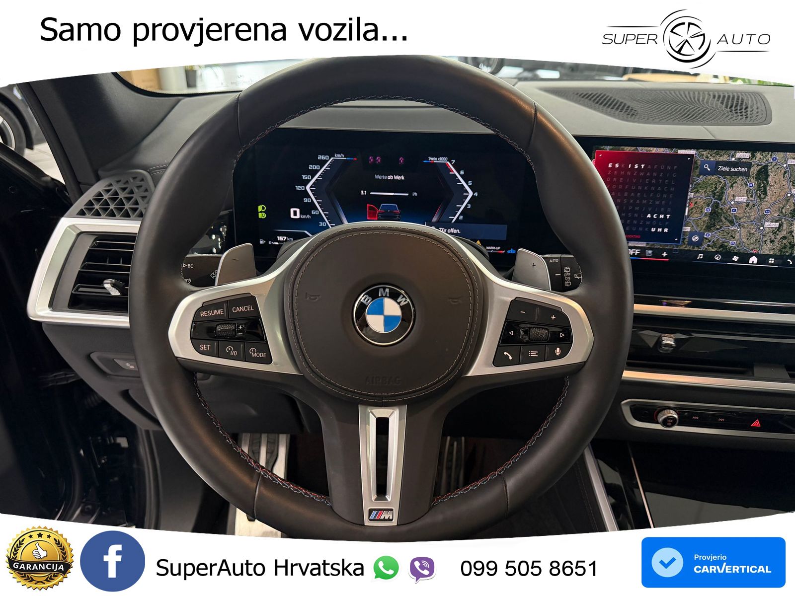 BMW X5 M60i V8 (530 KS) xDrive Steptronic ZRAČNI+ACC+GR SJED+KAM+PANO