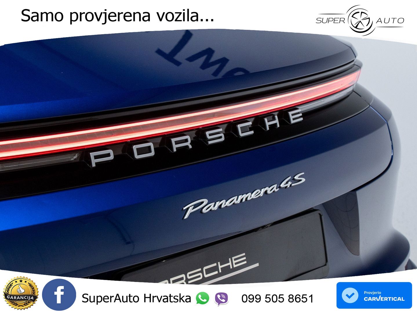 Porsche Panamera 4S 2.9 V6 (544 KS) E-Hybrid PDK LED+GR SJED+ACC