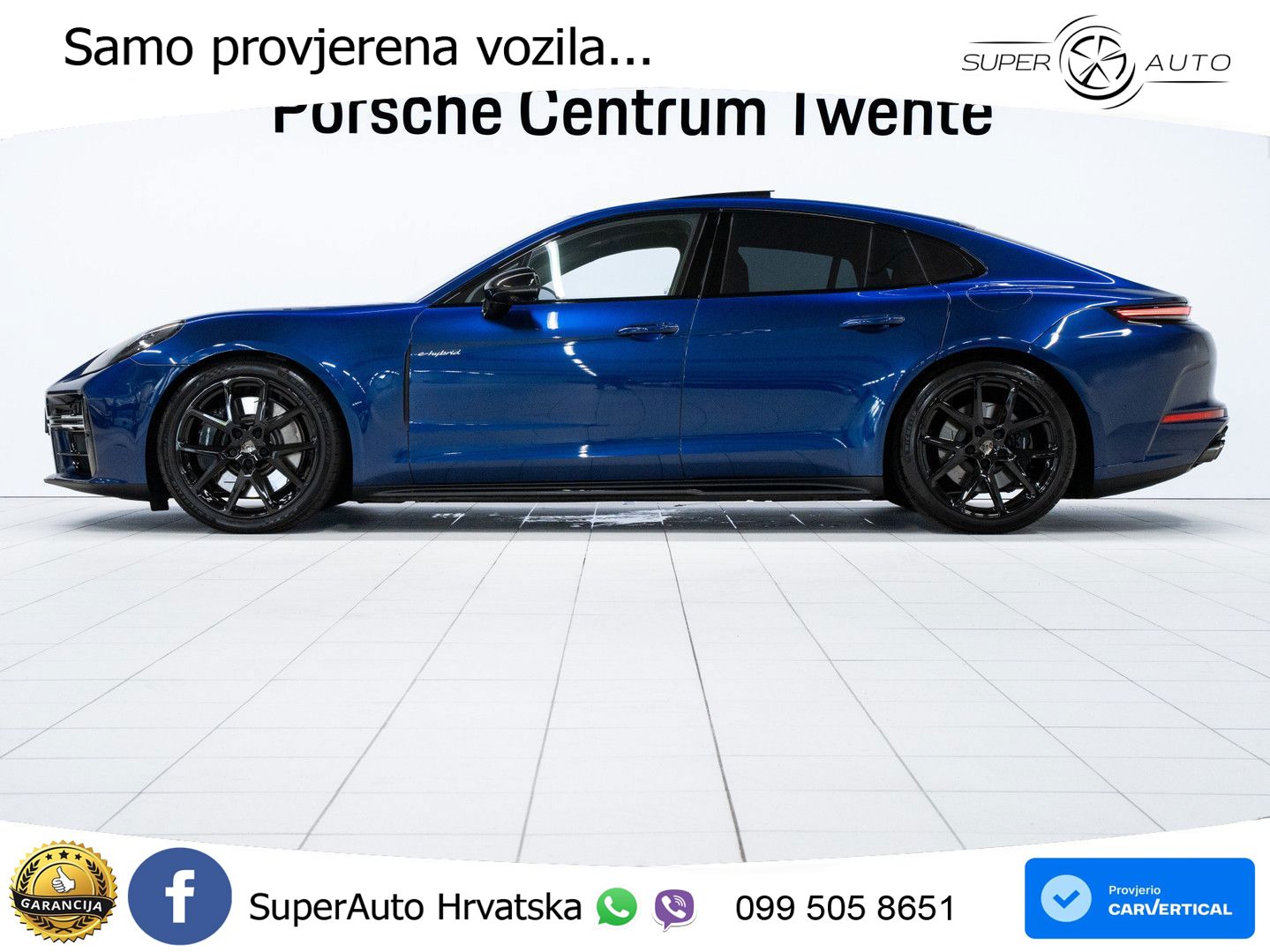 Porsche Panamera 4S 2.9 V6 (544 KS) E-Hybrid PDK LED+GR SJED+ACC
