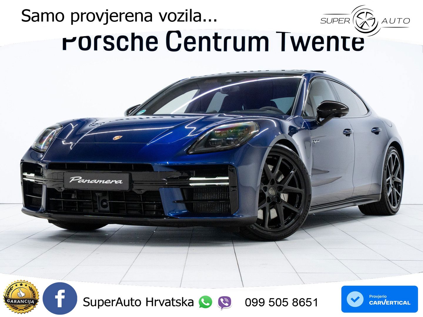 Porsche Panamera 4S 2.9 V6 (544 KS) E-Hybrid PDK LED+GR SJED+ACC