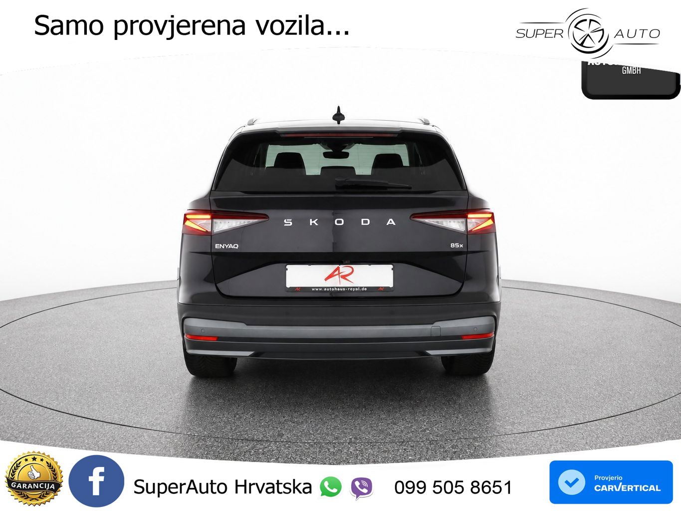 Škoda Enyaq iV 85x 82 kWh (286 KS) AWD