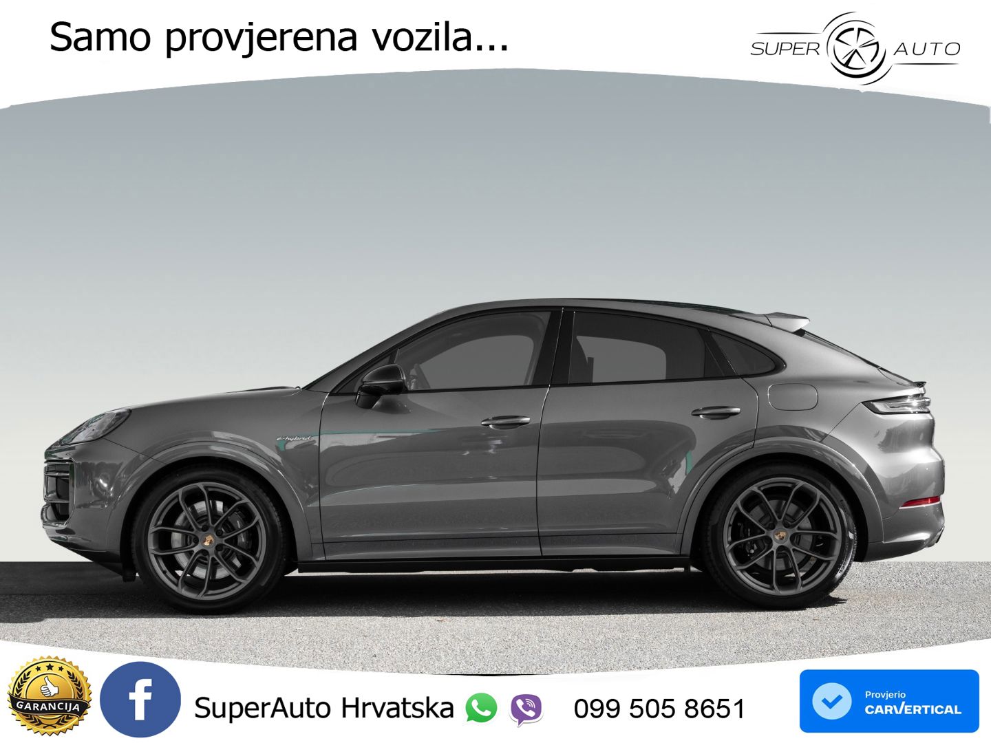 Porsche Cayenne Coupe S 3.0 V6 (519 KS) E-Hybrid Tiptronic S LED+GR SJED+ACC