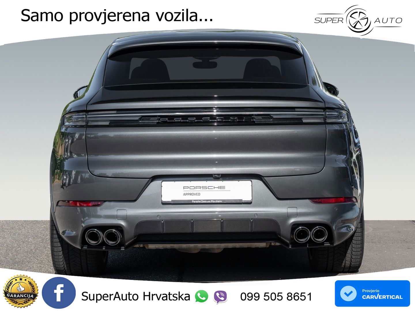 Porsche Cayenne Coupe S 3.0 V6 (519 KS) E-Hybrid Tiptronic S LED+GR SJED+ACC