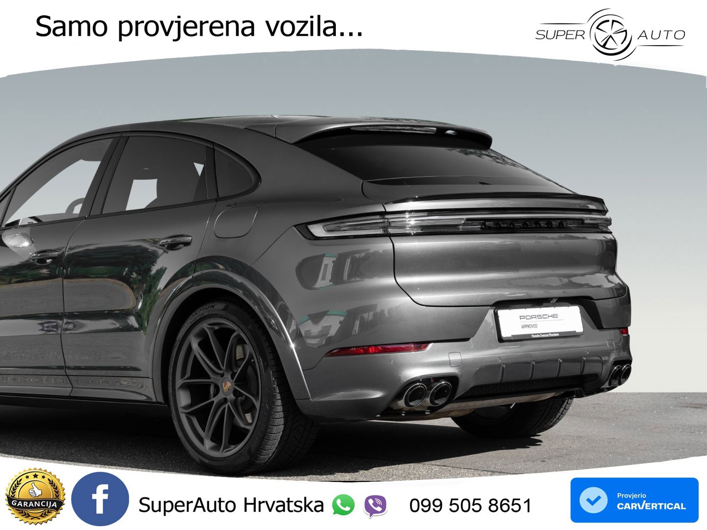 Porsche Cayenne Coupe S 3.0 V6 (519 KS) E-Hybrid Tiptronic S LED+GR SJED+ACC