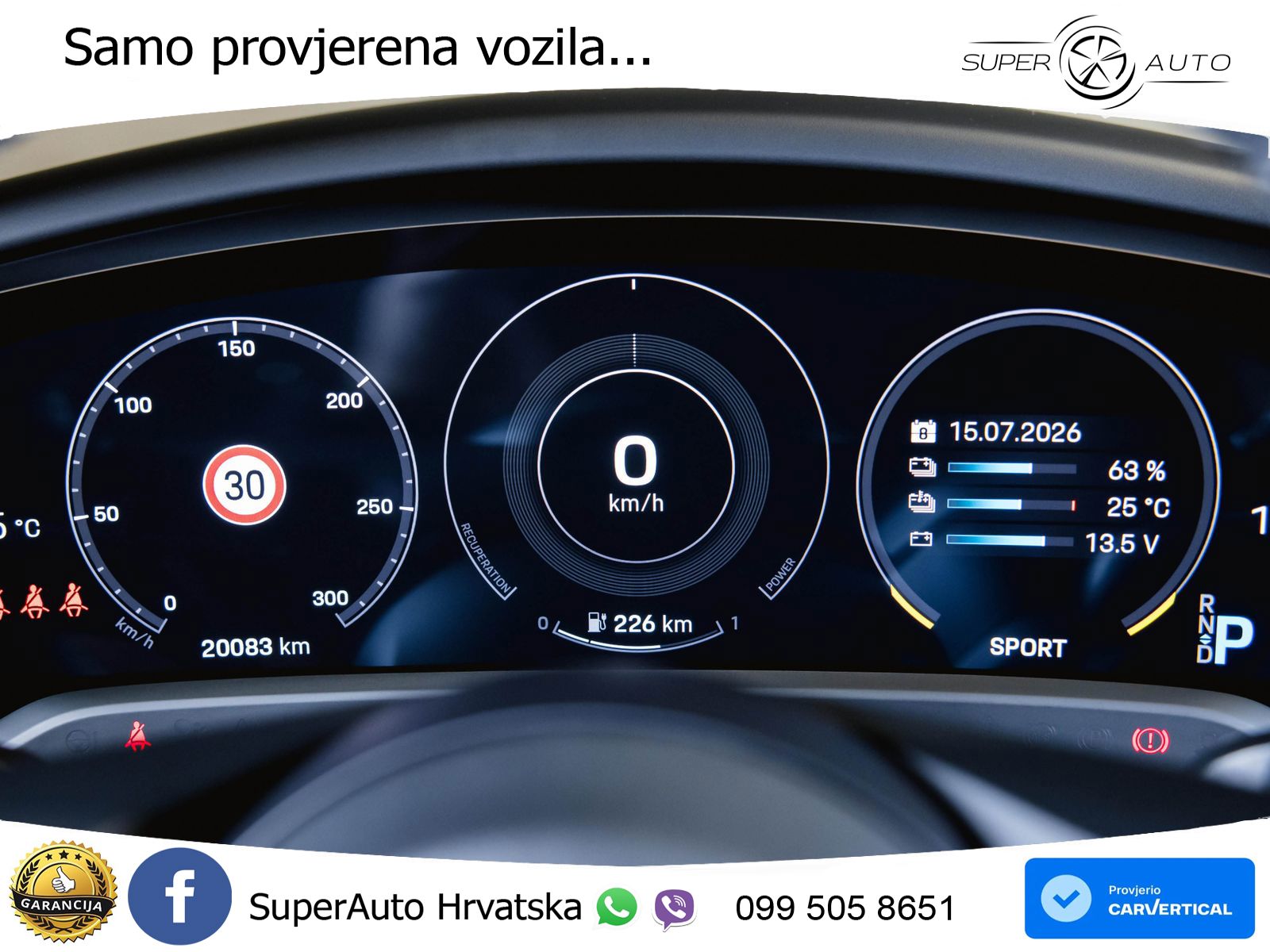Porsche Taycan Sport Turismo Performance Plus 93.4 kWh (476 KS)