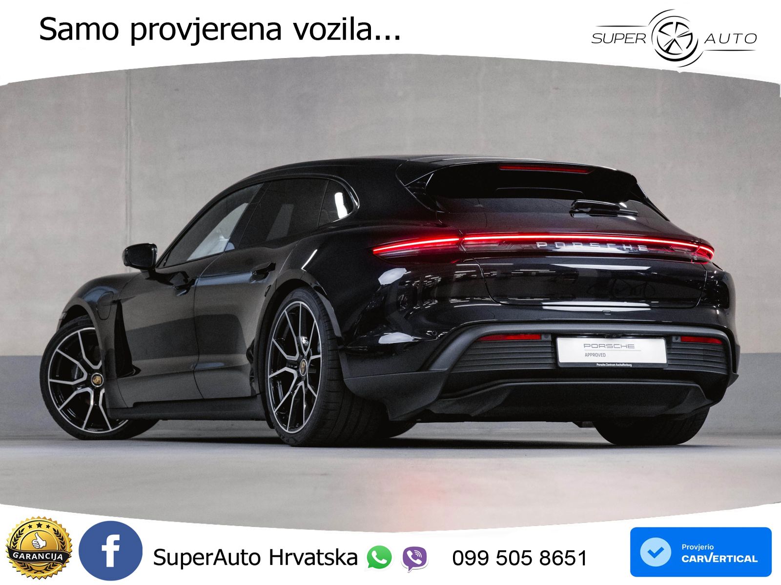 Porsche Taycan Sport Turismo Performance Plus 93.4 kWh (476 KS)