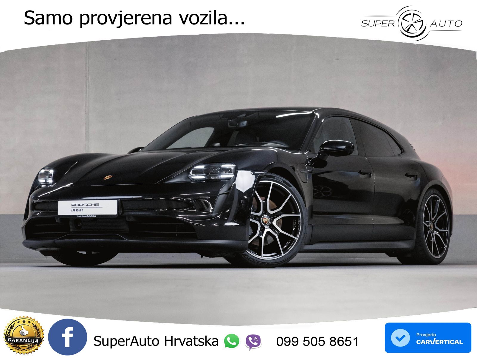 Porsche Taycan Sport Turismo Performance Plus 93.4 kWh (476 KS)