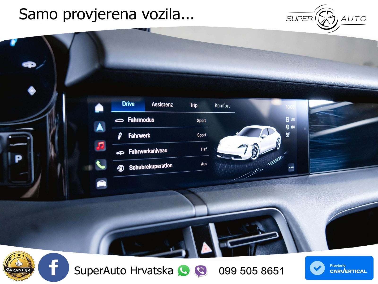 Porsche Taycan Sport Turismo Performance Plus 93.4 kWh (476 KS)