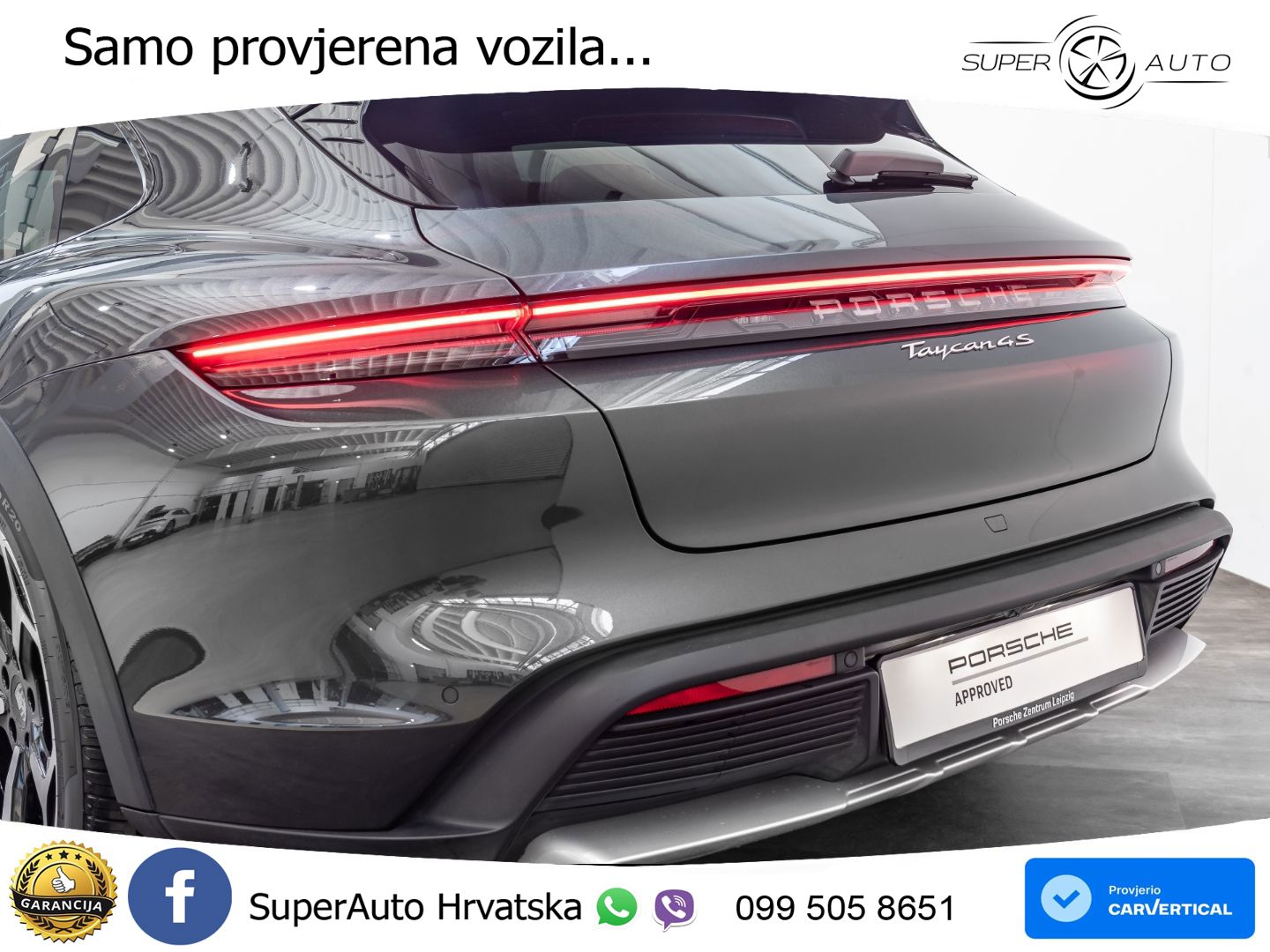 Porsche Taycan Cross Turismo 4S 105 kWh (598 KS)