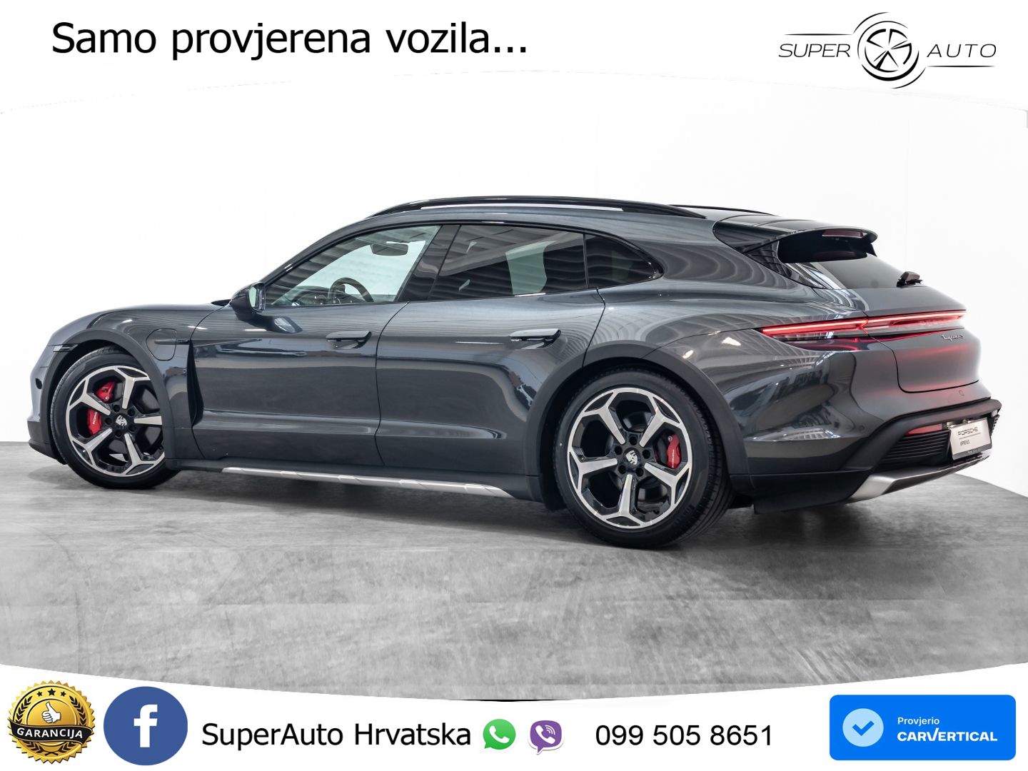 Porsche Taycan Cross Turismo 4S 105 kWh (598 KS)