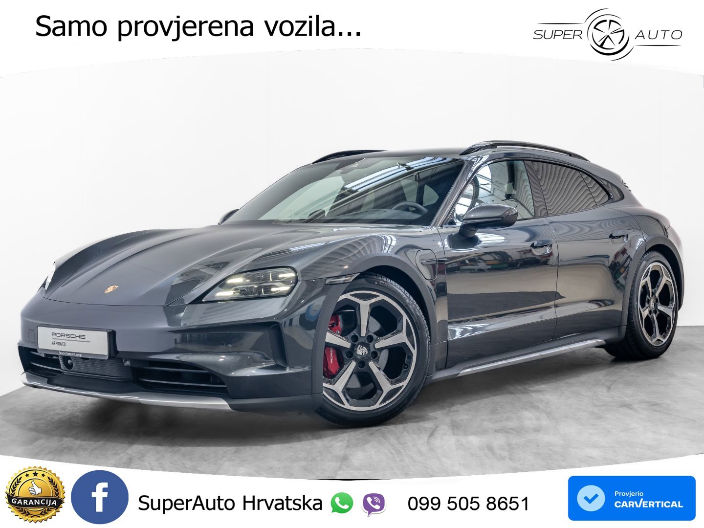 Porsche Taycan Cross Turismo 4S 105 kWh (598 KS)