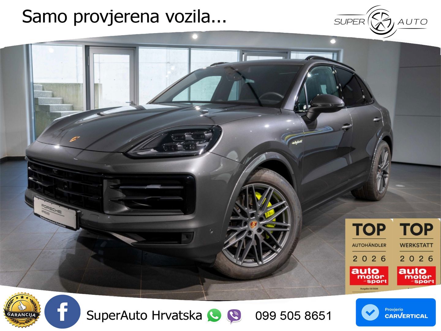 Porsche Cayenne 3.0 V6 (470 KS) E-Hybrid Tiptronic S